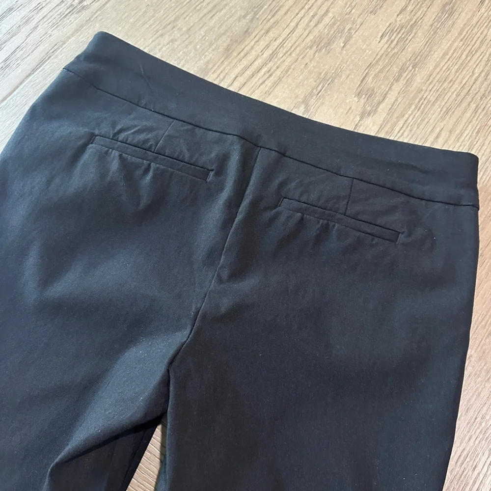 Chico’s Basic Slit Ankle Pants Size 2P Black - Picture 8 of 11